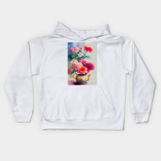 Watercolor teapot Kids Hoodie